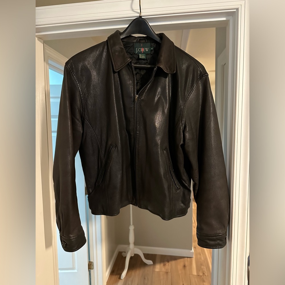 J Crew Leather Jacket